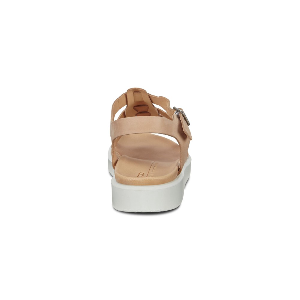 Sandalias Mujer - ECCO Flowt Lx Flat - Beige - BEG415263